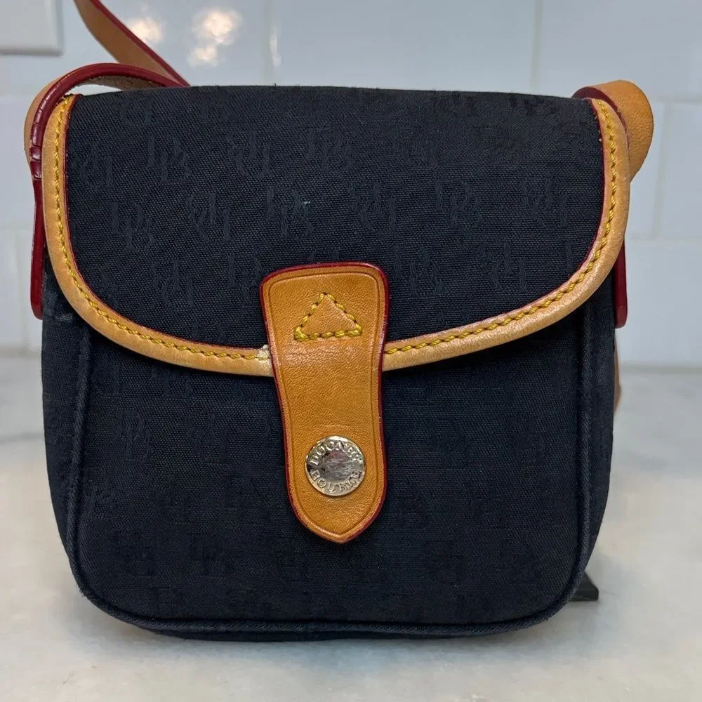 Dooney & Bourke Purse Handbag Pocketbook signature canvas mini Crossbody bag